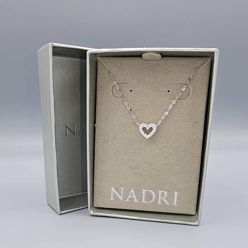 NWT Nadri Heart Pendant Necklace